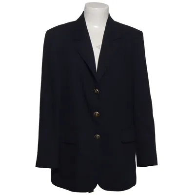 Blazer (Bleu) de Delmod Polyester, Viscose, Laine