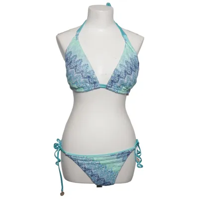 Bikini (Blå, Grön, Flerfärgad) från Luli Fama Bomull, Metallfiber, Polyester, Polyuretan