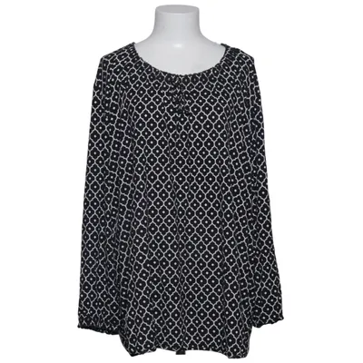 Blouse (Black, White) from Thea Elastane, Viscose