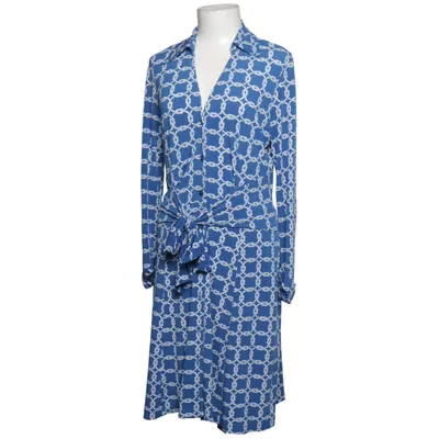Robe portefeuille (Bleu, Blanc) de Donna Morgan Élasthane, Polyester