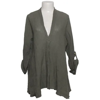 Blouse (Green) from Nina Kendosa Cotton, Linen