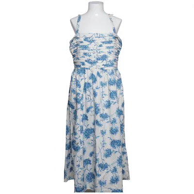 Jurk (Blauw, Wit) van Abercrombie & Fitch Katoen, Polyester