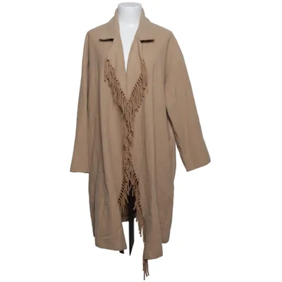 Coat (Beige) from Mango Suit Acrylic, Cotton, Polyamide, Polyester, Viscose, Wool
