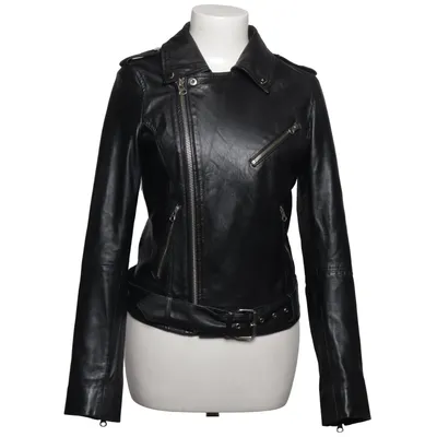 Bikerjack (Zwart) van Barneys Originals Leer
