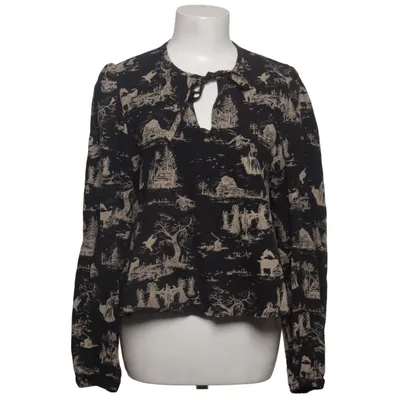 Blus (Svart, Beige) från Disturbia Bomull, Viskos