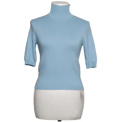 Turtleneck (Blue) from Moda International Cashmere, Elastane, Polyamide, Silk