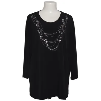 Top (Black) from Malva Elastane, Polyester