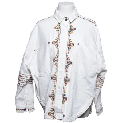 Jacket (White, Multicolored) from Zara