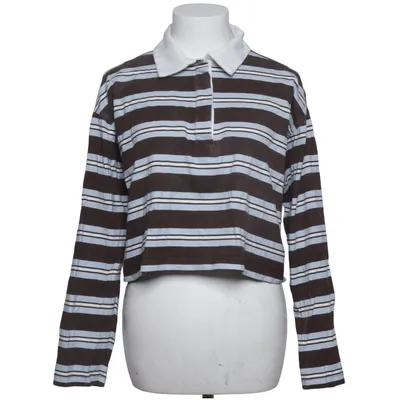 Rugby shirt (Brown, Blue, White) from Pull & Bear Cotton