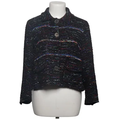 Blazer (Sort, Flerfarvet) fra Time Bomuld, Nylon, Polyester, Silke, Viscose, Uld
