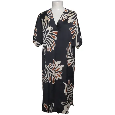 Jurk (Zwart, Wit, Bruin) van Trois Ka Viscose
