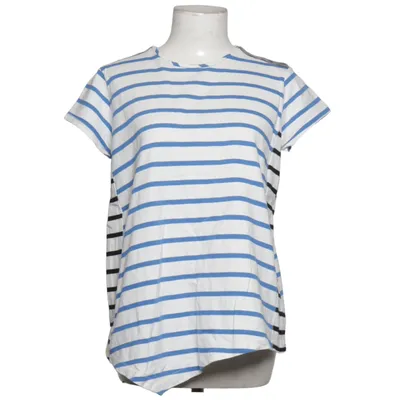 T-shirt (Blue, White, Black) from 8pm Cotton, Polyester, Polyurethane, Viscose