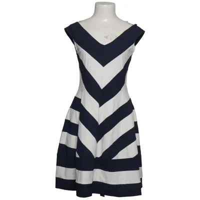 Dress (Blue, White) from Indies Elastane, Polyamide