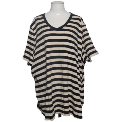 T-shirt (Svart, Beige) från Pure by Ulla Popken Ekologisk bomull
