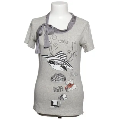 T-shirt (Grå) från Sportmax Code Bomull, Elastan, Silke