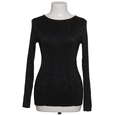 Rollkragenkleid (Schwarz, Silber) von Hema Metallfaser, Polyamid, Polyester, Viskose