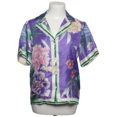 Chemise à manches courtes (Violet, Multicolore) de Sandro Soie