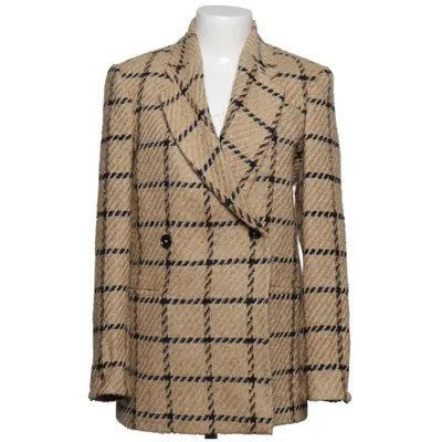 Blazer (Beige, Black) from Anine Bing Acrylic, Polyester, Viscose, Wool