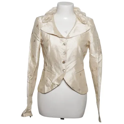 Blazer (Beige) from Windsor Polyester, Silk