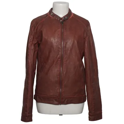 Veste en cuir (Rouge) de O.N. Tantum