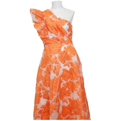 Cocktailklänning (Orange, Vit) från Showpo Elastan, Polyester