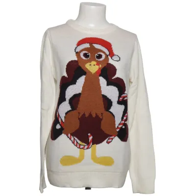 Christmas sweater (White, Multicolored) from 9th Avenue Acrylic