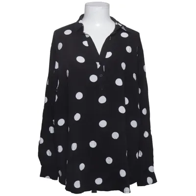 Blus (Svart, Vit) från New Look Curves Viskos