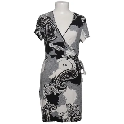 Wrap dress (Black, White, Gray) from Promiss Elastane, Viscose