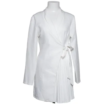 Omlottklänning (Vit) från L&S Elastan, Polyester