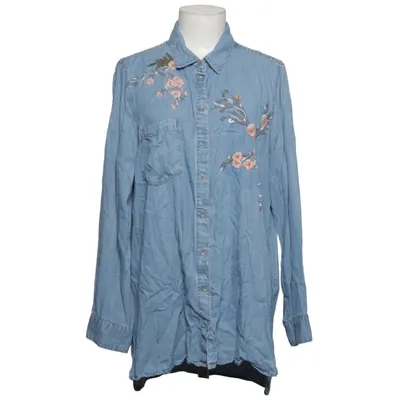 Jeansskjorte (Blå, Flerfarvet) fra Denim Co Lyocell