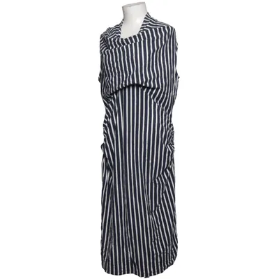 Dress (Blue, White) from Susskind Cotton, Elastane