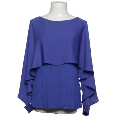 Bluse (Blå) fra Sarah Kern Elastan, Polyester, Viscose