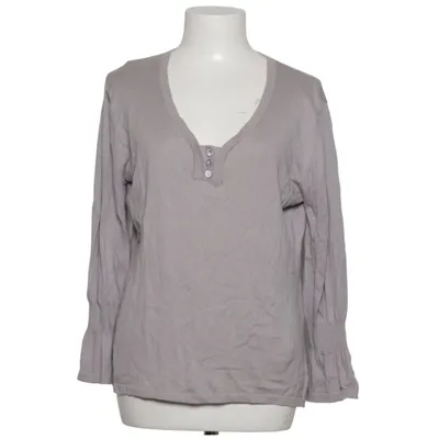 Henley shirt (Grijs) van Un Deux Trois Katoen, Zijde