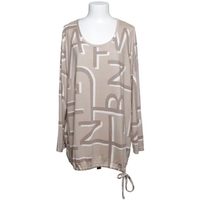 Långärmad t-shirt (Beige, Vit, Brun) från Gina Benotti Elastan, Polyester, Viskos
