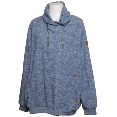 Capuchon sweater (Blauw) van Gina Katoen, Polyester