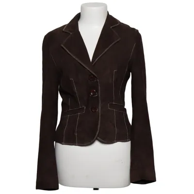 Läderkavaj (Brun) från Schlüter Skinn