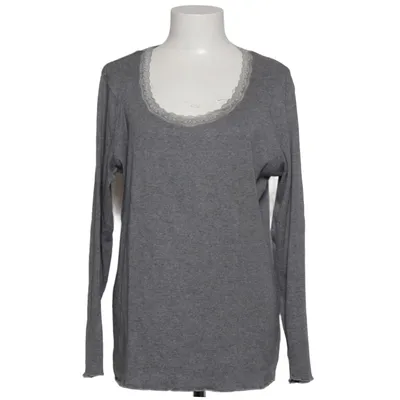 Lange mouwen shirt (Grijs, Wit) van Woman by Tchibo Elastaan, Viscose, Wol