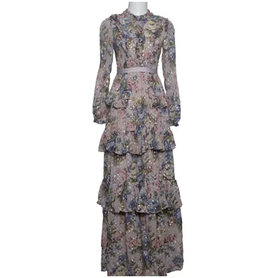 Maxikjole (Rose Fairytale Gown) fra Needle & Thread Metallfiber, Polyester, Viscose