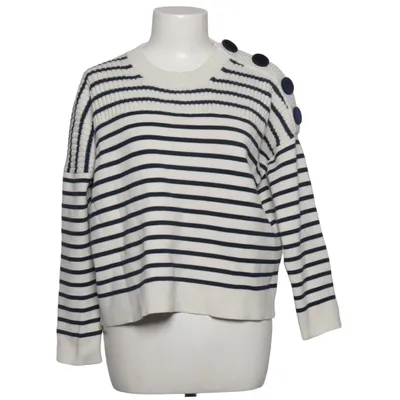 Sweater (Hvid, Blå) fra Maje Akryl, Elastan, Polyamid, Polyester, Uld