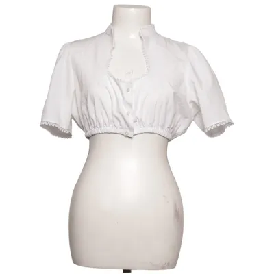 Dirndl blouse (White) from Moser Cotton, Polyester