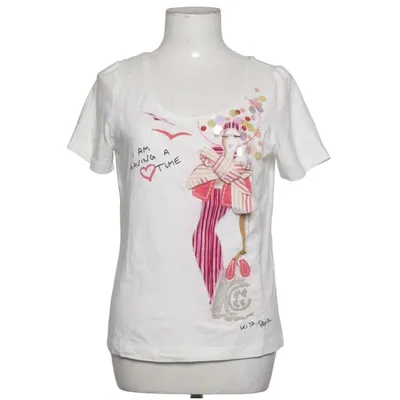 T-shirt (Vit, Flerfärgad) från Rena Lange Bomull, Elastan