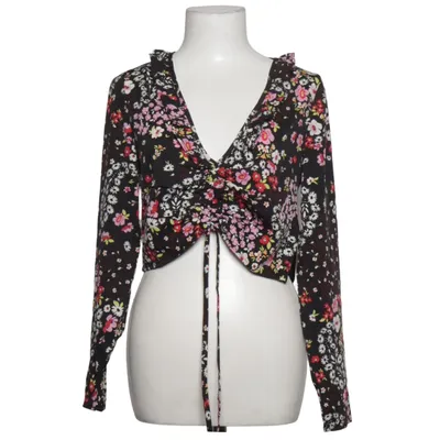 Crop top (Black, Multicolored) from Wednesday's Girl Polyester