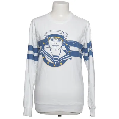 Langærmet t-shirt (Hvid, Blå, Flerfarvet) fra Zeeman Bomuld, Polyester