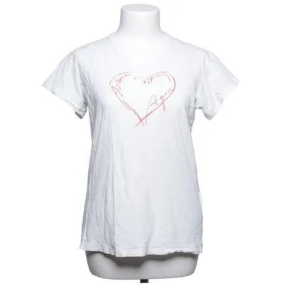 T-shirt (Hvid, Rød) fra Ann Demeulemeester Bomuld