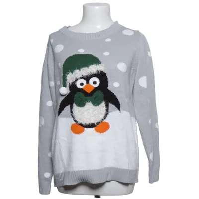 Julesweater (Grå, Hvid, Flerfarvet) fra UpFashion Akryl