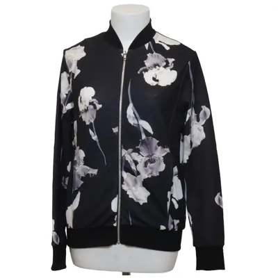 Bomberjack (Zwart, Wit, Grijs) van Qed London Elastaan, Polyester