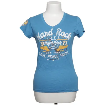 T-shirt (Blå) från Hard Rock Cafe Bomull, Polyester