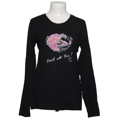 Långärmad t-shirt (Svart) från Anja Gockel London Bomull, Elastan