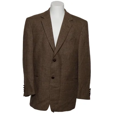 Kavaj (Brun, Flerfärgad) från Walbusch Alpackaull, Viskos