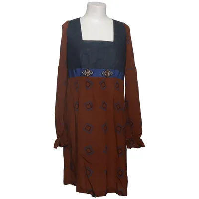 Dress (Brown, Blue) from Simone Rocha Cotton, Polyester, Silk